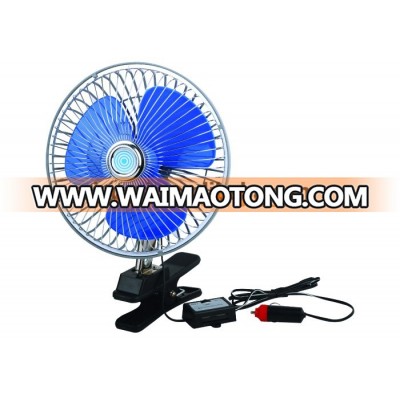 Car Fan 12v/24v metal and plastic guard 2-speed switch for vehicle