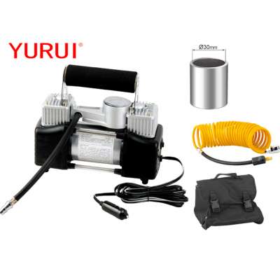 Truck tyre air compressor portable DC12V Double cylinder 2 cylinder heavy duty air compressor car tire inflators